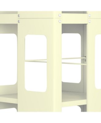 Rotating Steel Bookshelf - Yellow