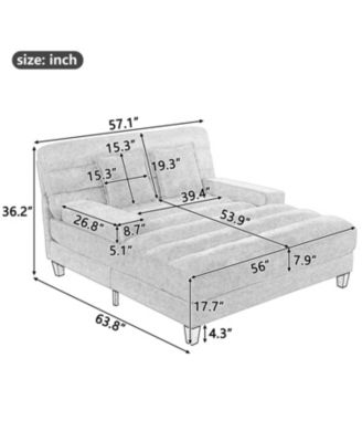 Modern Chaise Lounge Sofa Bed