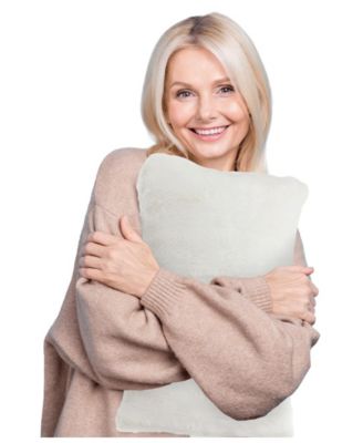 Faux-Fur 2-Pack Decorative Pillows, 12" x 20"