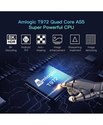 8K Android Smart Projector with 1080p, Daytime Viewing, Built-in Sound & Voice Control