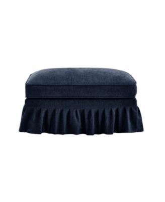  Ottoman Chenille -Blue