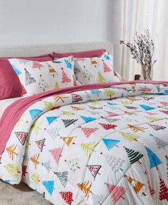 All-Season Printed Down Alternative Comforter Set