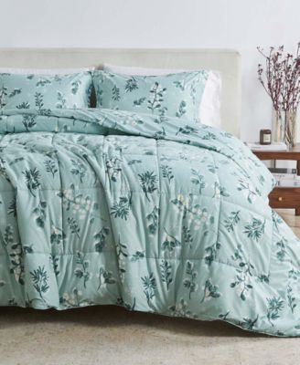 All-Season Printed Down Alternative Comforter Set