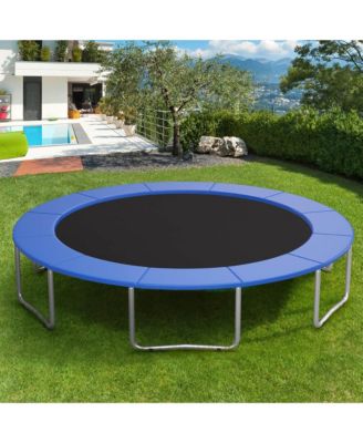 14FT Trampoline Spring Cover Universal Trampoline Replacement Pad w/Split Design
