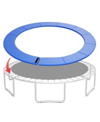 12FT Trampoline Spring Cover w/Split Design Waterproof Surface EPE Foam Padding