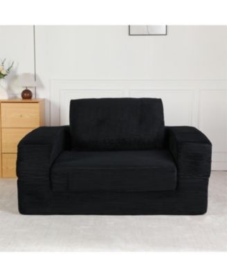Compression Dog Sofa Bed Modern Floor Couch With Pillow for Living Room Bedroom