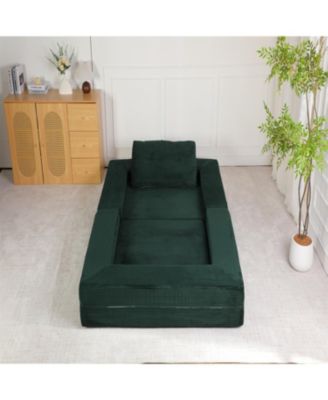 Compression Dog Sofa Bed Modern Floor Couch With Pillow for Living Room Bedroom