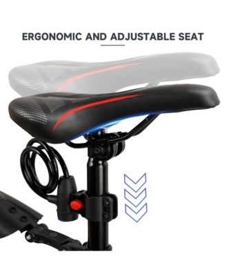 26-Inch Folding Mountain Bike with Shimano 21-Speed, Dual Disc Brakes & Full Suspension for Commuting