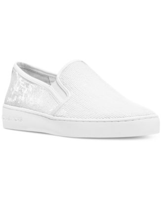 michael kors keaton glitter slip on