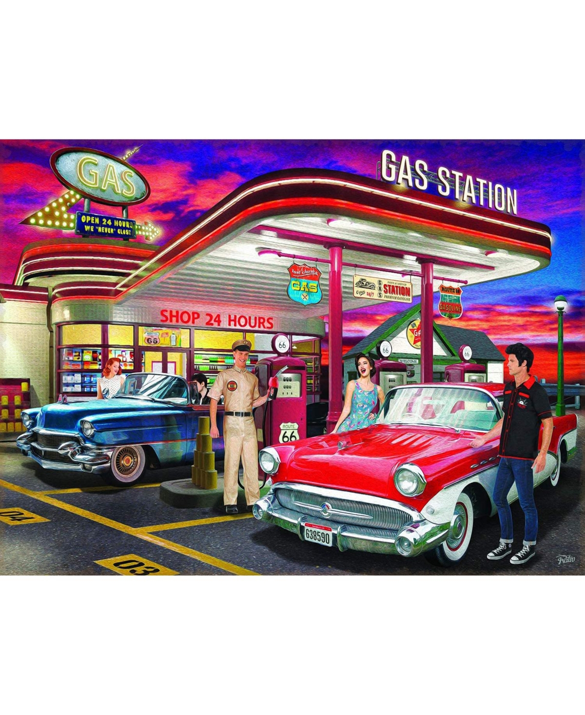 SunsOut Remember Those Days 300 piece Jigsaw Puzzle for Adults