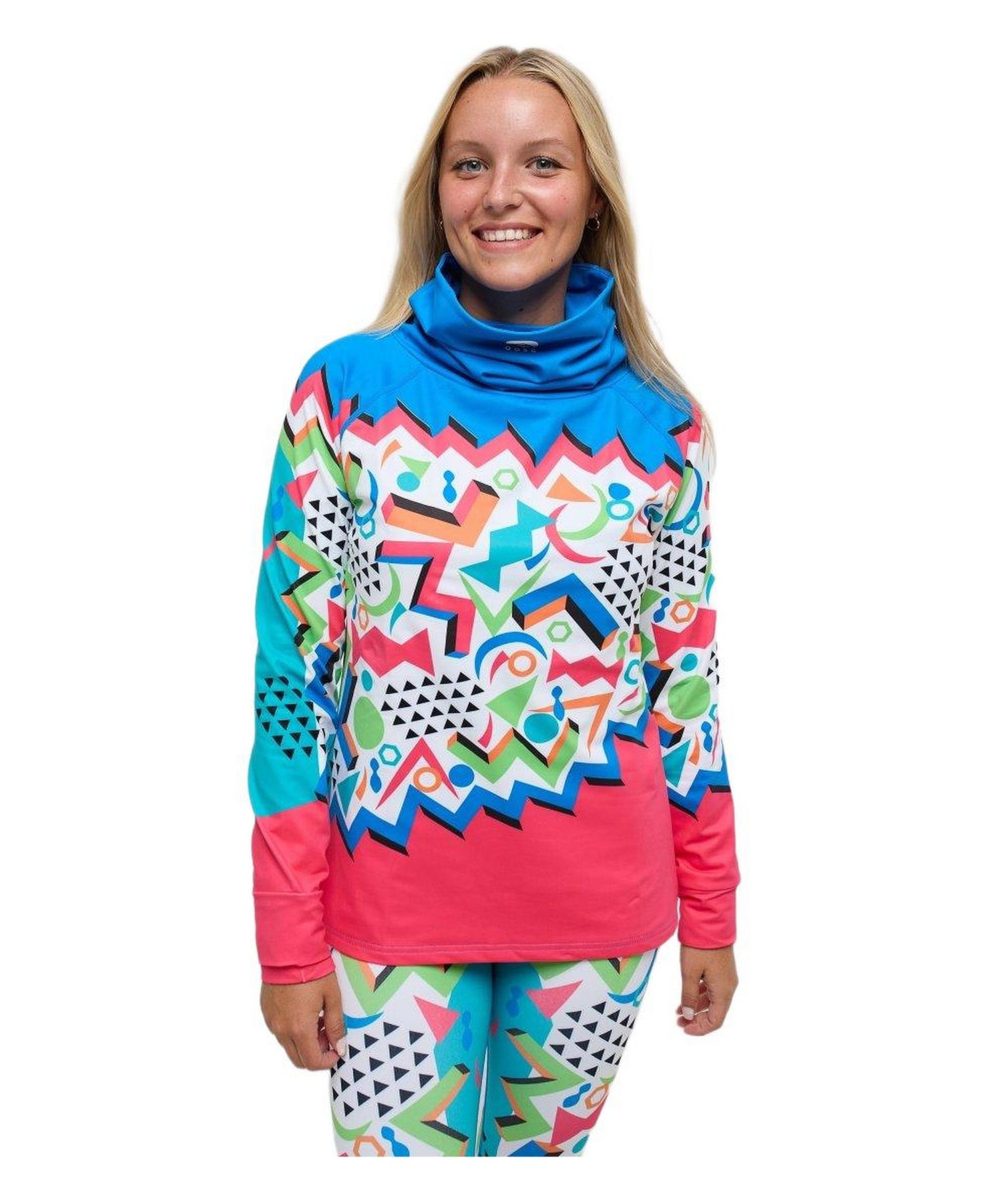Women's High Neck Baselayer Top - Nuts