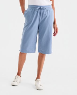 Women's Mid Rise Sweatpant Bermuda Shorts