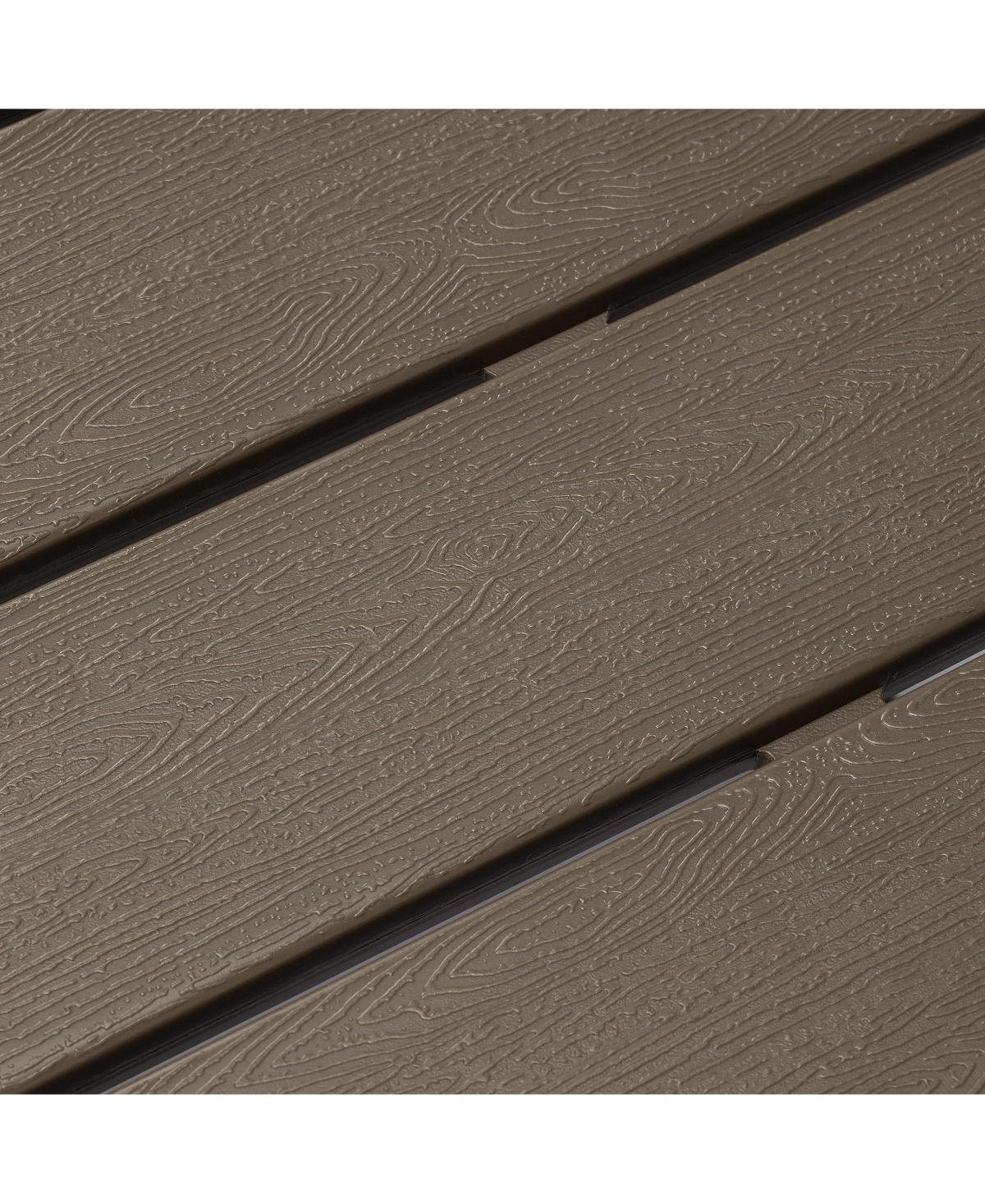 WestinTrends 3-Piece Hdpe Plastic Adirondack Chairs with 18" Square Side Table Patio Set