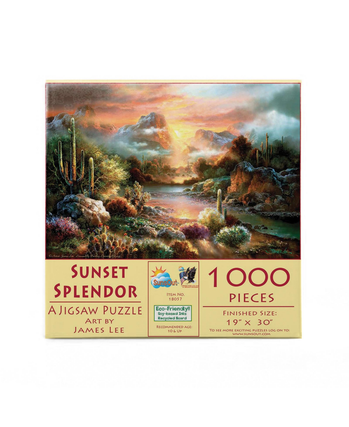 SunsOut Sunset Splendor 1000 piece Jigsaw Puzzle for Adults