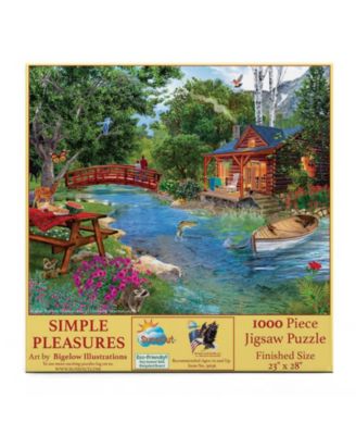 Simple Pleasures 1000 piece Jigsaw Puzzle for Adults  Fathers Day