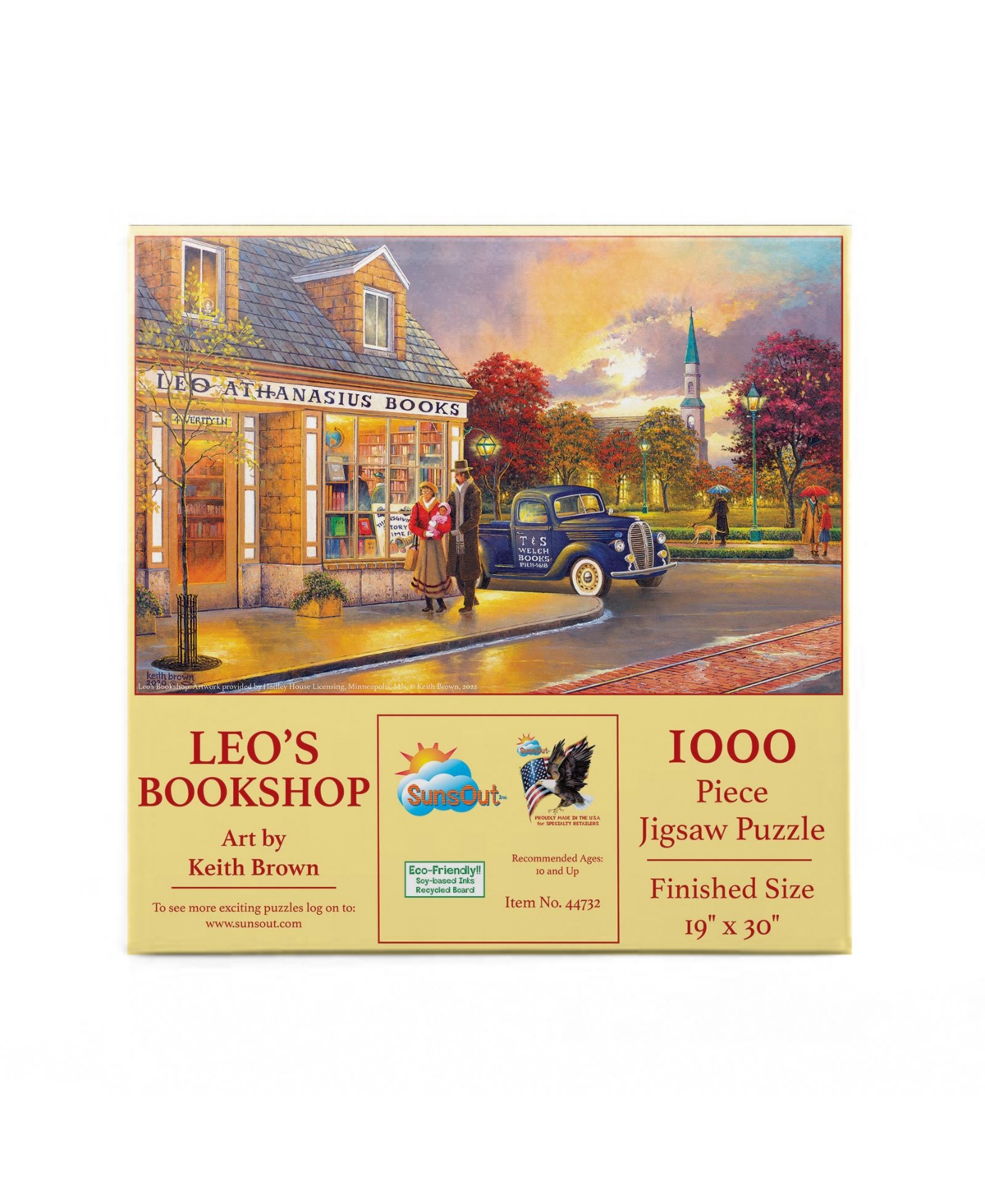 SunsOut Leo's Bookshop 1000 piece Jigsaw Puzzle for Adults