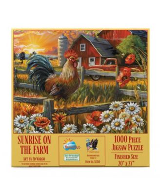 Sunsrise on the Farm 1000 piece Jigsaw Puzzle for Adults