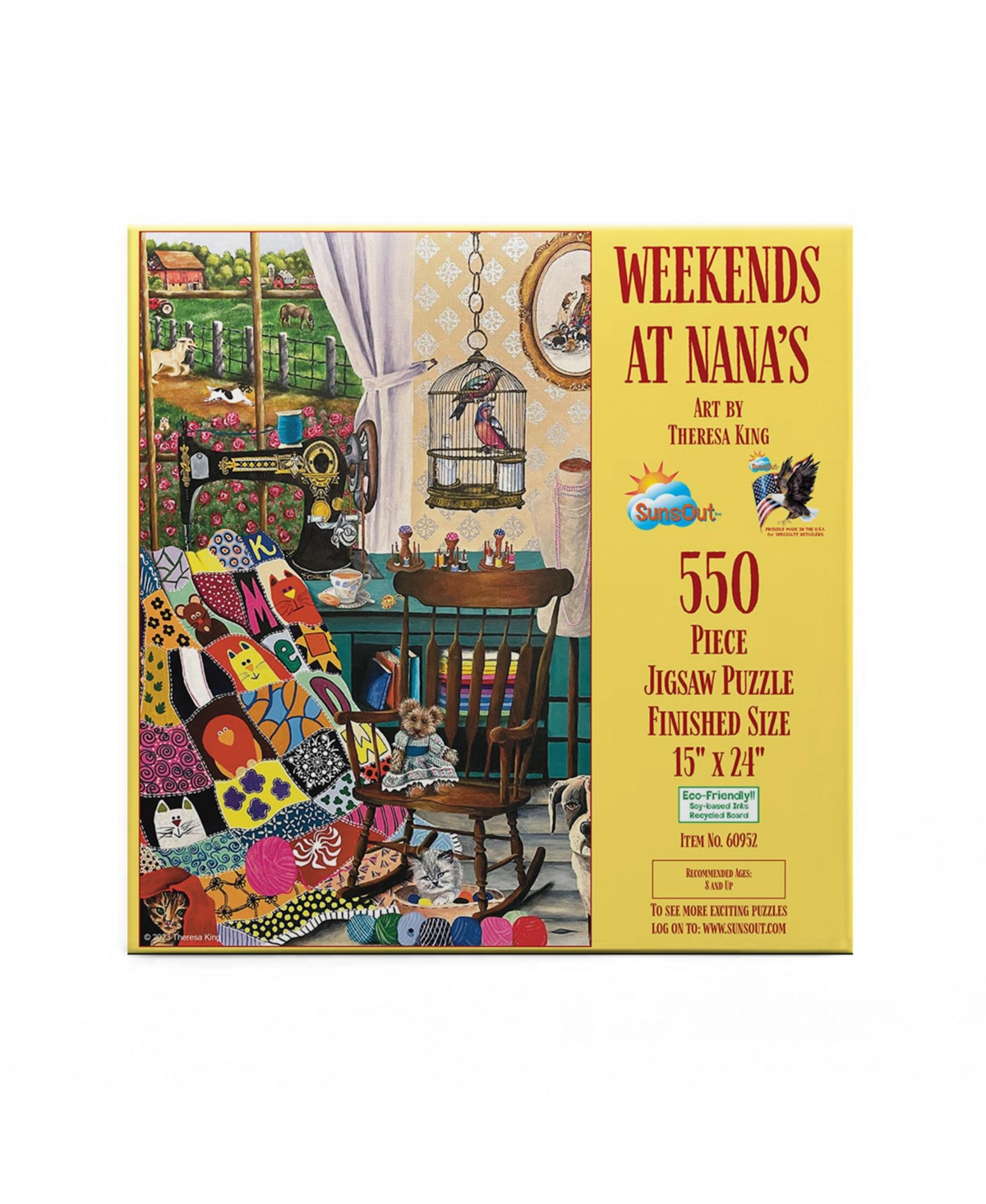 SunsOut Weekends at Nana's 550 piece Jigsaw Puzzle for Adults