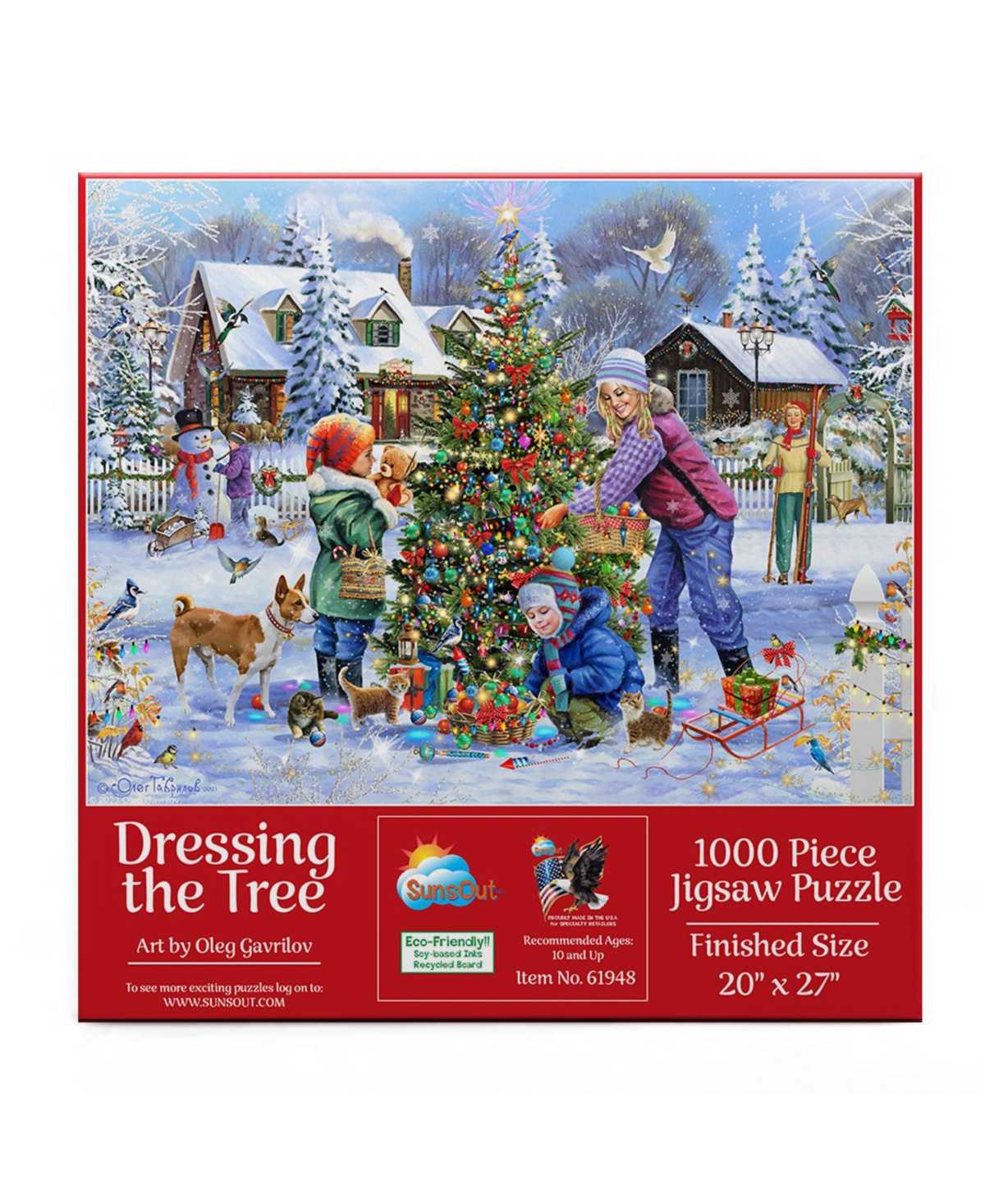 SunsOut Dressing the Tree 1000 piece Jigsaw Puzzle for Adults