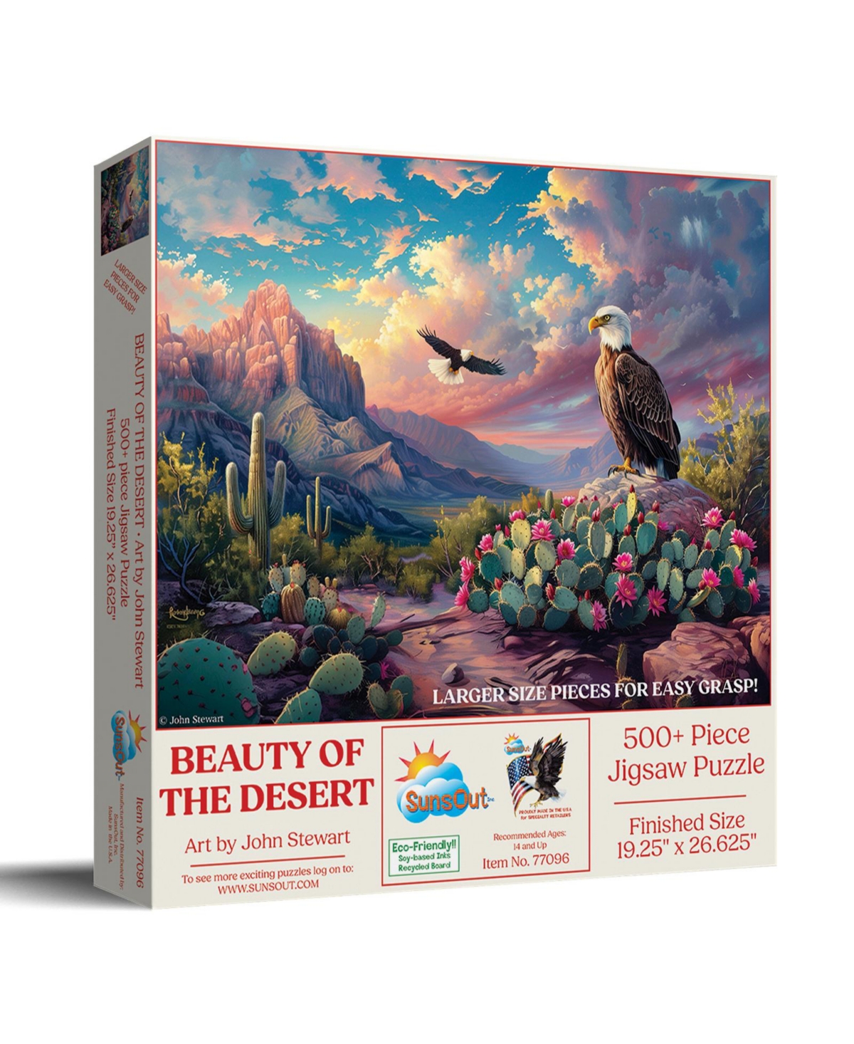 SunsOut Beauty of the Desert 500 piece Jigsaw Puzzle for Adults Large Pieces