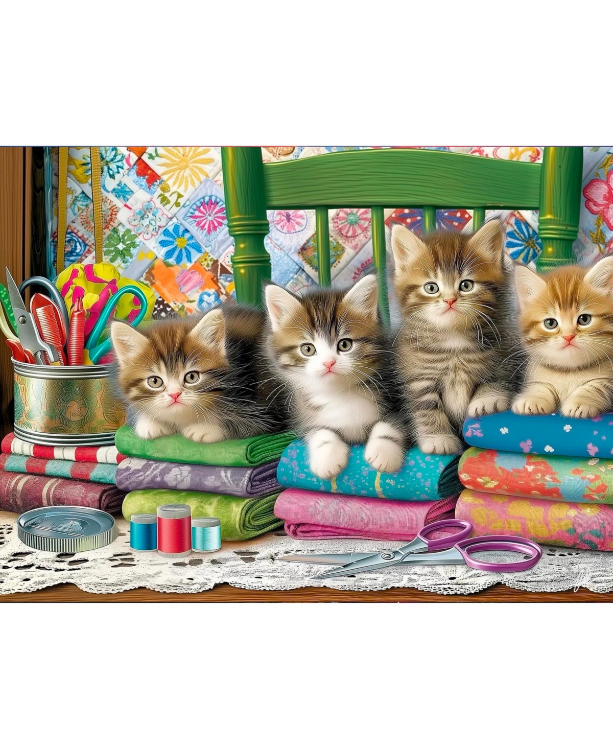 SunsOut The Seamstresses 1000 piece Jigsaw Puzzle for Adults