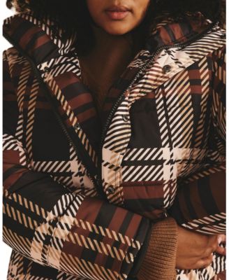 Plus Size Rainier Short Hooded Puffer