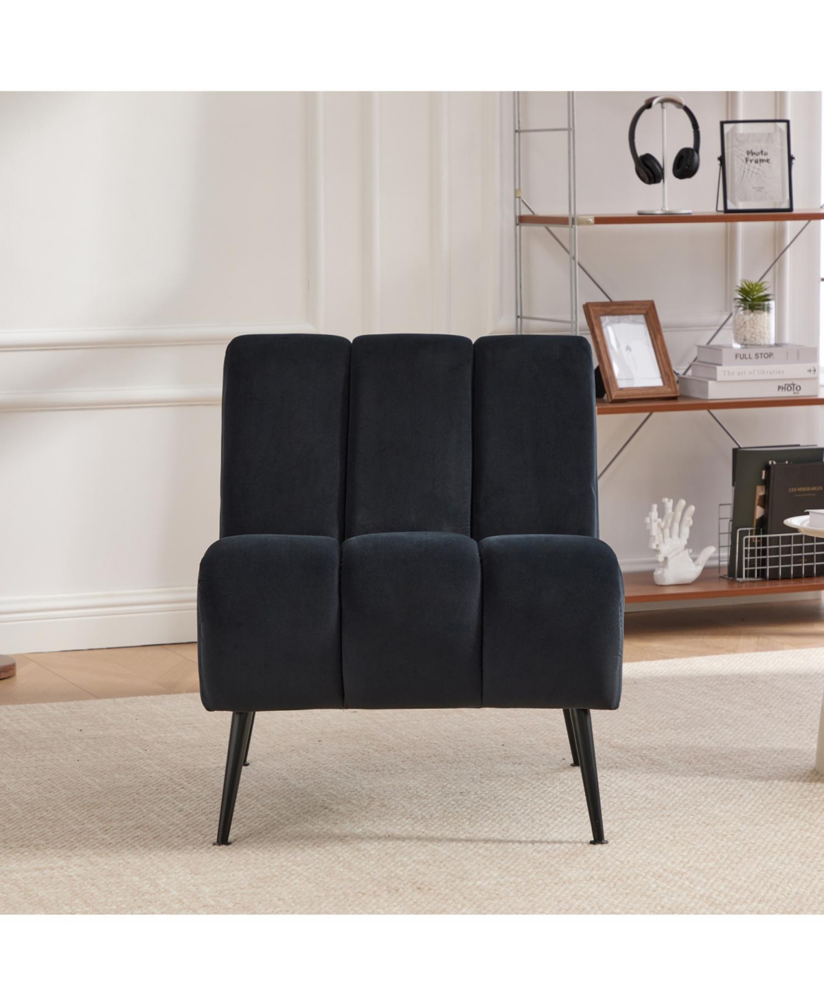Streamdale Furniture Modern Velvet Accent Chair