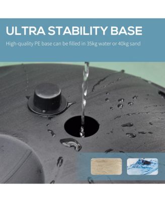 Portable Basketball Sd & Height Adjustable with Fillable Bottom Base