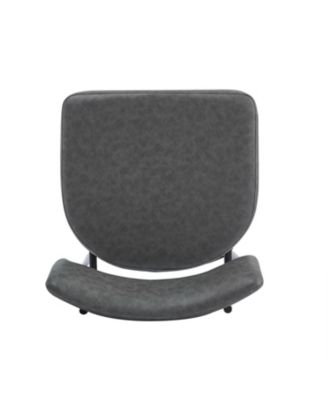 Retro Swivel Counter Stools, Set of 2 in Grey