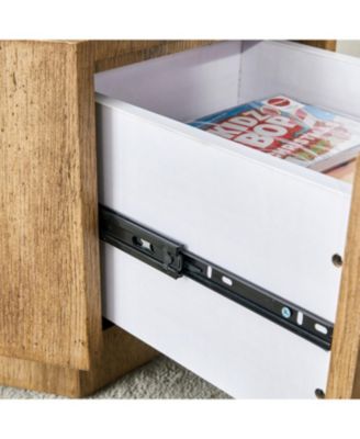 Hexagonal Coffee Table with Drawers