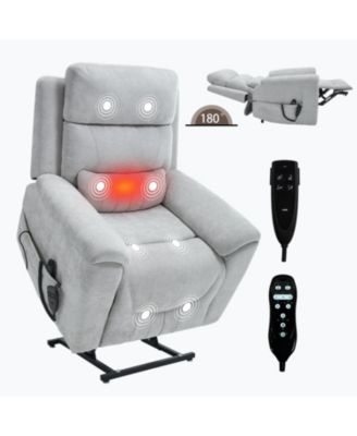 Power Lift Recliner, 350 LBS, Massage & Heat