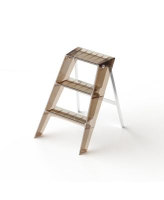 Streamdale Folding Ladder Stool - Brown, Multi-Functional, Anti-Slip