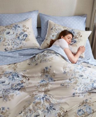 Heather Vintage Floral 5-Pc. Comforter Set, Twin XL