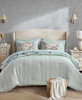 Heather Vintage Floral 7-Pc. Comforter Set, King