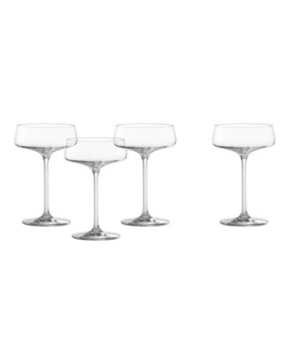 Sensa Coupe Crystal Cocktail Glasses, Set of 4