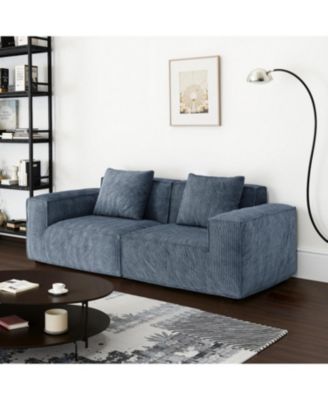 Belfin Modular Sectional Sofa Bed - Chenille Fabric Gary