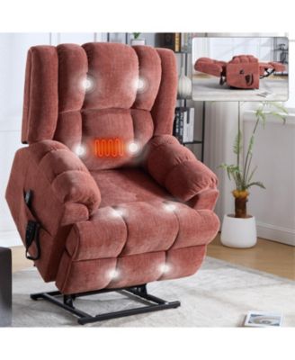  Dual Motor Power Lift Recliner with Heat & Massage