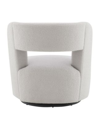 Teddy Fabric Swivel Accent Chair for Living Room Bedroom
