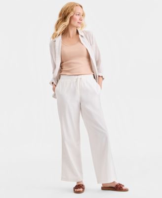 Women's Wide-Leg Pull-On Pants