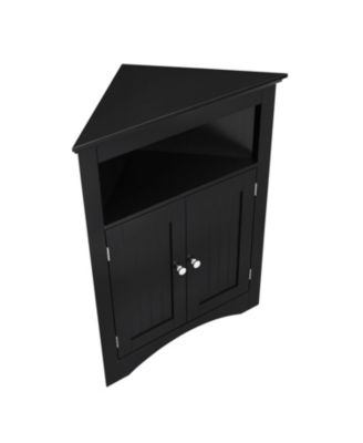 Corner Cabinet with Doors & Shelves