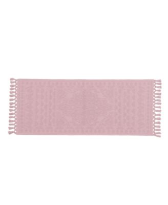Nellore Fringe Cotton Bath Rug, 24" x 64"