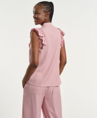 Women's Mandarin Collar Top