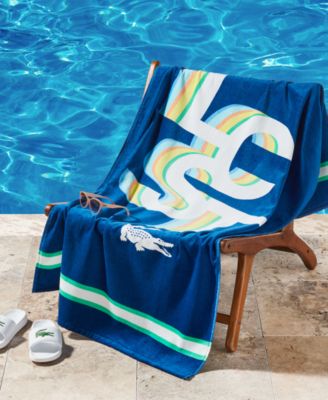 Lcst Playful Letters Cotton Beach Towel, 36" x 72"