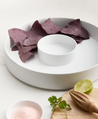 Morgan Ceramic Chip & Dip Server