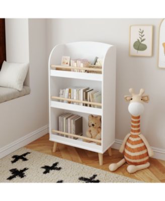 Kids Bookcase & Toy Organizer, 3-Tier