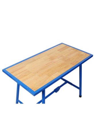  Foldable Work Bench 660Lbs - Workshop, Garage - Blue