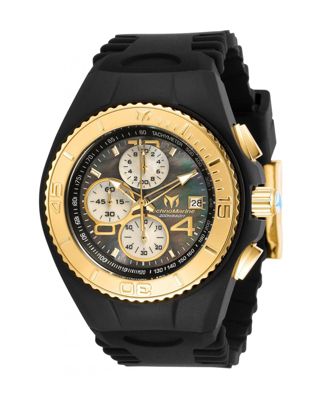 Men's TM-115352 Cruise JellyFish Quartz White, Black Dial Watch