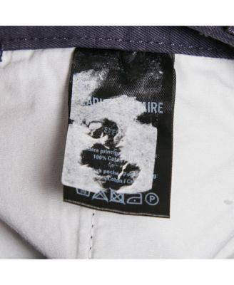 Men's Blue Cotton Patrick Chino Trousers