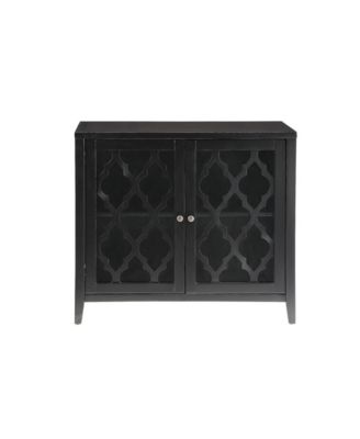Storage Cabinet Console Cabinet in Black