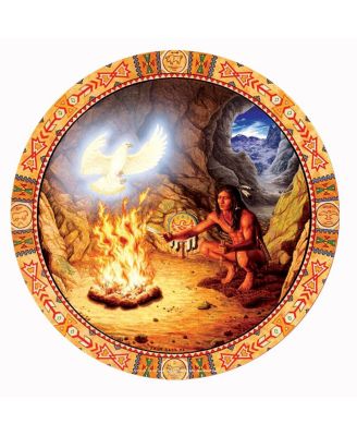 White Eagle 500 piece Jigsaw Puzzle for Adults Round